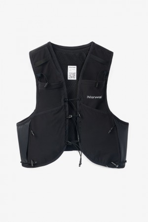NNormal Race vest Mustat | EBFQTCX-48