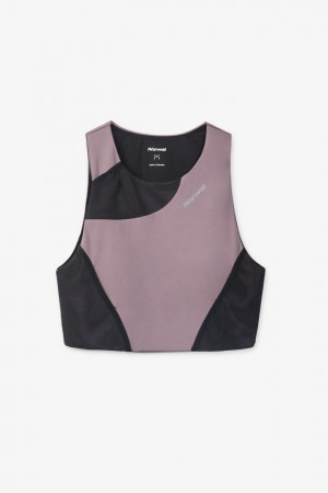 NNormal Trail Cropped Top Violetit | HURBJML-23